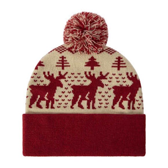 New Home Alone Christmas Beanie Ugly Sweater Classic Film Movie Holiday Pom Knit - Picture 7 of 7